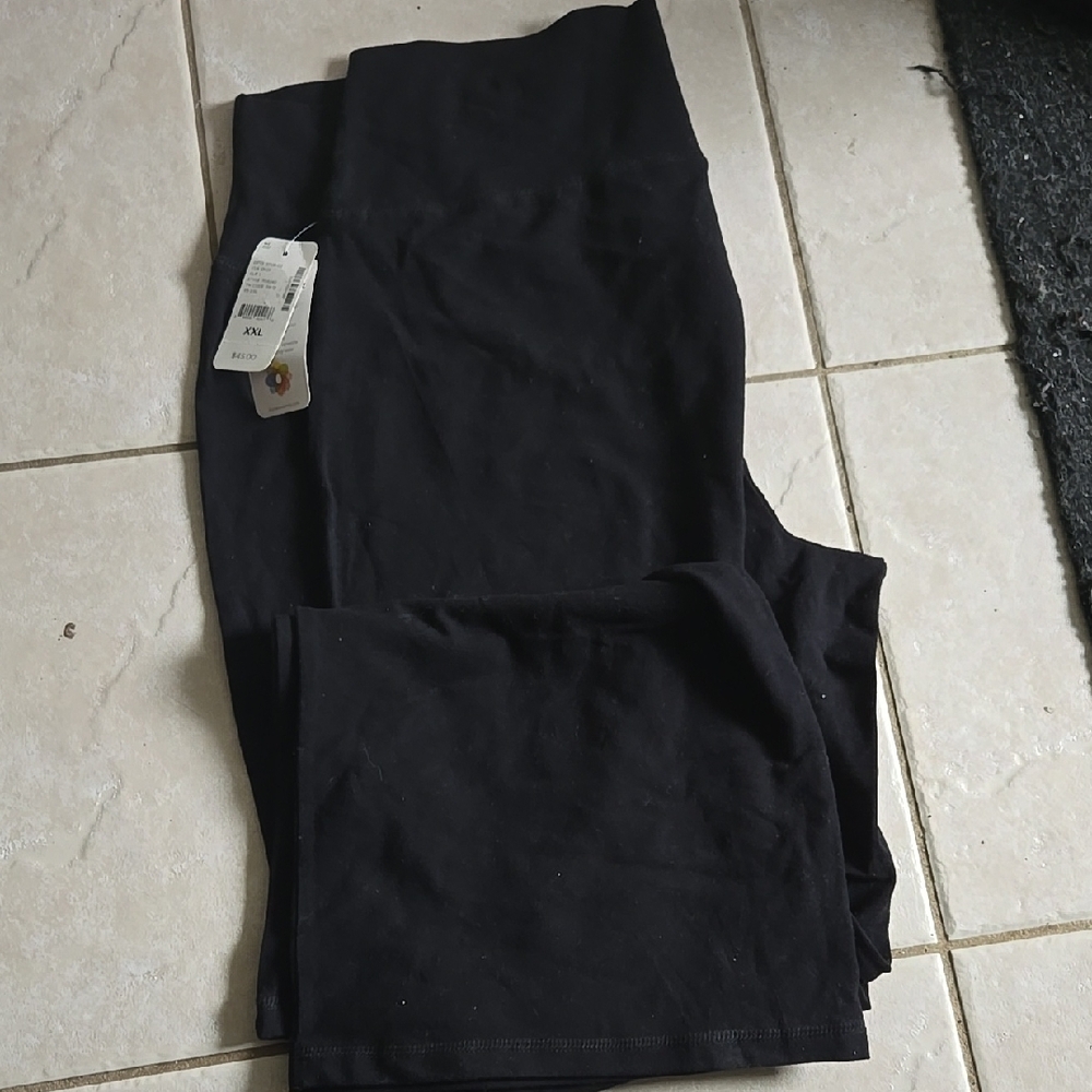 Maternity Black Lounge Pants Wide Leg